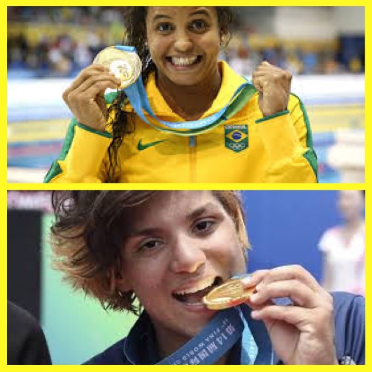 Foto 22 - Nadadoras Etiene Medeiros e Ana Marcela