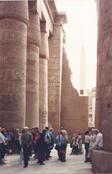 Foto 14 - Sala hipóstila. Templo de Edfu 